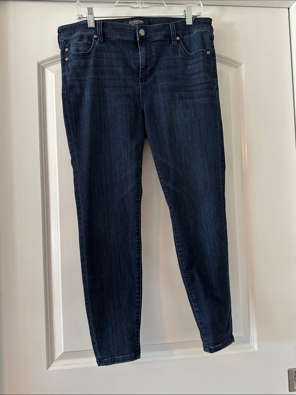Liverpool Women's Navy Stretch Skinny Jeans